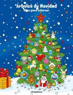 Arboles de Navidad libro para colorear 1