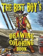 The Best Boy's Drawing & Coloring Book: Step by Step Guide How to Draw 20 Cool Stuff & Characters + 20 Coloring Pages for Kids & Teens