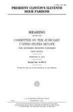 President Clinton's eleventh hour pardons