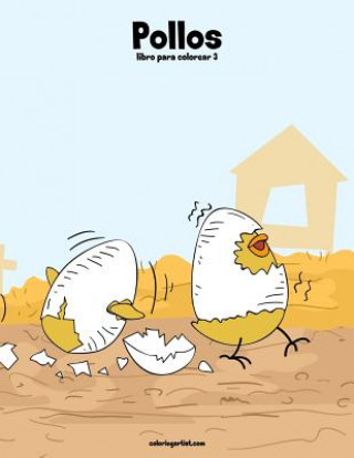 Pollos libro para colorear 3