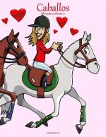 Caballos libro para colorear 2