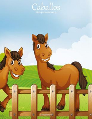 Caballos libro para colorear 3