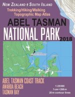 Abel Tasman National Park Trekking/Hiking/Walking Topographic Map Atlas Abel Tasman Coast Track Awaroa Beach New Zealand South Island 1