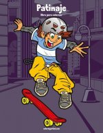 Patinaje libro para colorear 1