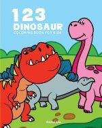 123 Dinosaur Coloring Book: Perfect for Toddler Large Picture and Easy to Color
