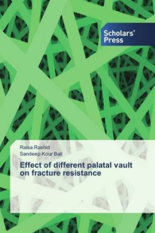 Effect of different palatal vault on fracture resistance