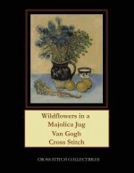 Wildflowers in a Majolica Jug