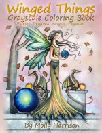 Winged Things - A Grayscale Coloring Book For Adults