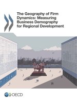 geography of firm dynamics: measuring business demography for regional development