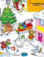 Animali Natalizi Libro da Colorare 4