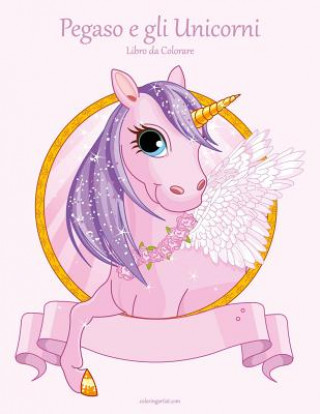 Pegaso e gli Unicorni Libro da Colorare 1