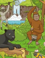 Scimmie Libro da Colorare 3 & 4