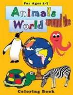 Animals around the World: Coloring Book for Children