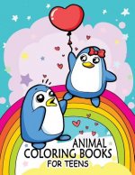 Animal Coloring Book for Teens: Stress-relief Adults Coloring Book