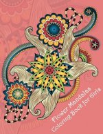 Flower Mandalas Coloring Book for Girls: Stunning Designs