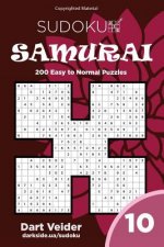 Sudoku Samurai - 200 Easy to Normal Puzzles 9x9 (Volume 10)