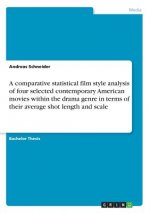 A comparative statistical film style analysis of four selected contemporary American movies within the drama genre in terms of their average shot leng