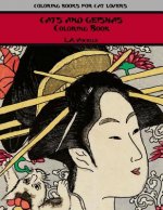 Cats and Geishas Coloring Book