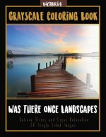 Was There Once Landscapes: Landscapes Grayscale Coloring Book Relieve Stress and Enjoy Relaxation 24 Single Sided Images