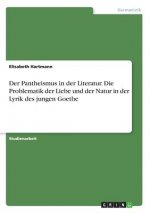 Der Pantheismus in der Literatur. Die Problematik der Liebe und der Natur in der Lyrik des jungen Goethe