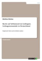 Recht auf Selbstmord im Gefängnis. Gefangenensuizide in Deutschland