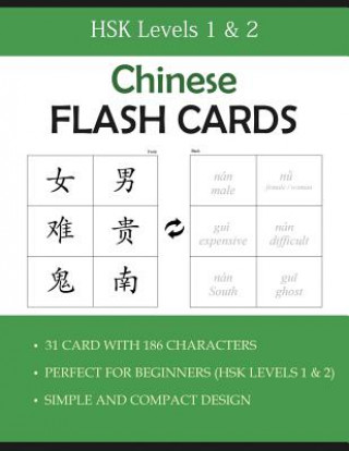 Chinese Flash Cards Hsk Levels 1 & 2 Elementary Level: For Beginners ...