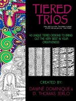 Tiered Trios, Adult Coloring Book