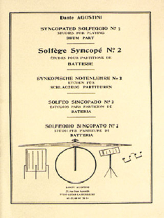 SOLFEGE SYNCOPE VOLUME 2 DRUMS