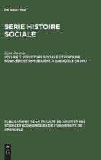 Structure Sociale Et Fortune Mobiliere Et Immobiliere A Grenoble En 1847