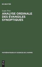 Analyse ordinale des evangiles synoptiques