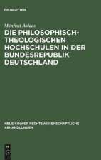 philosophisch-theologischen Hochschulen in der Bundesrepublik Deutschland