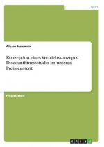 Konzeption eines Vertriebskonzepts. Discountfitnessstudio im unteren Preissegment