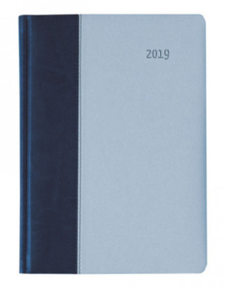 Buchkalender Premium Air (blau / azur) 2019