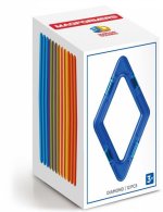 Klocki magnetyczne 3D Magformers Romby 12 elementów