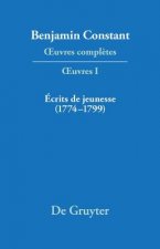 OEuvres completes, I, Ecrits de jeunesse (1774-1799)