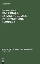 finale Satzgefuge als Informationskomplex