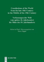 Constitutions of the World from the late 18th Century to the Middle of the 19th Century, Vol. 3, Constitutional Documents of Colombia and Panama 1793-