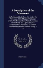A DESCRIPTION OF THE COLOSSEUM: AS RE-OP