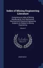 INDEX OF MINING ENGINEERING LITERATURE: