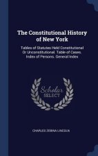 THE CONSTITUTIONAL HISTORY OF NEW YORK:
