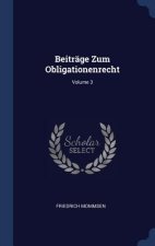 BEITR GE ZUM OBLIGATIONENRECHT; VOLUME 3