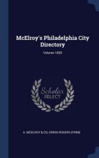 MCELROY'S PHILADELPHIA CITY DIRECTORY; V