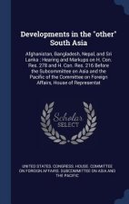Developments in the Other South Asia