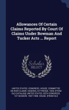 ALLOWANCES OF CERTAIN CLAIMS REPORTED BY
