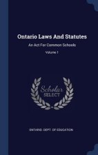 Ontario Laws and Statutes