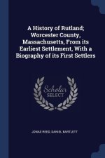 A HISTORY OF RUTLAND; WORCESTER COUNTY,