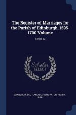 THE REGISTER OF MARRIAGES FOR THE PARISH