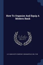 HOW TO ORGANIZE AND EQUIP A MODERN BANK
