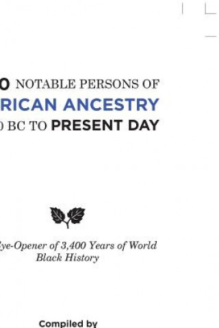 700 Notable Persons of African Ancestry 1400 Bc to Present Day