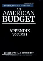 Appendex, Budget of the United States, Fiscal Year 2019